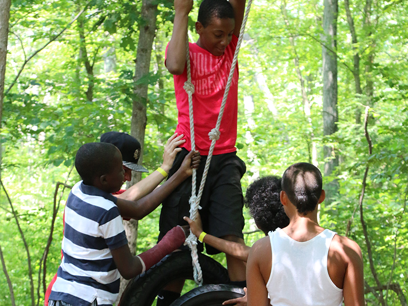 Low Ropes Course – Camp Wonderland